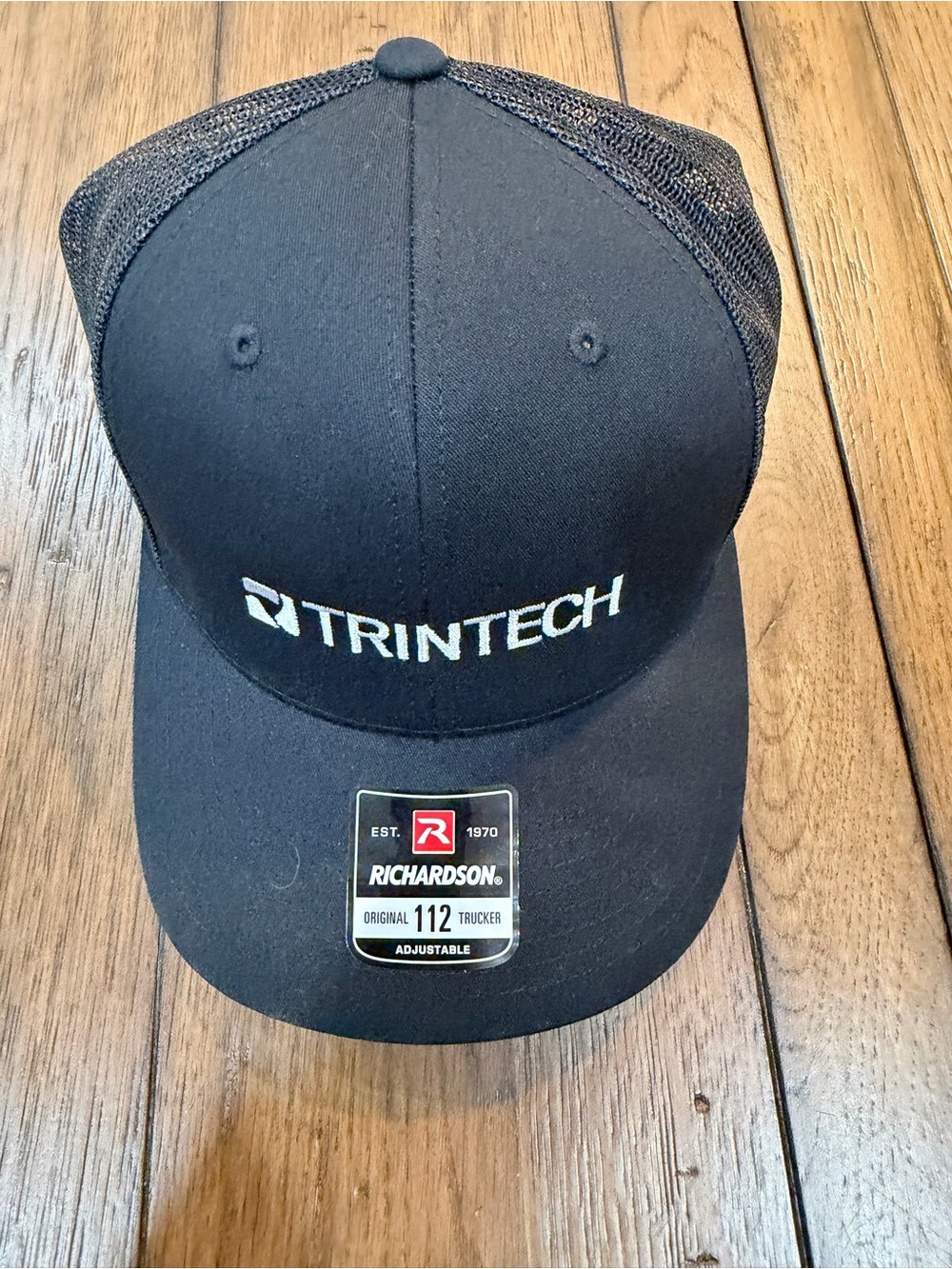 Trintech Black Mesh Trucker Hat
